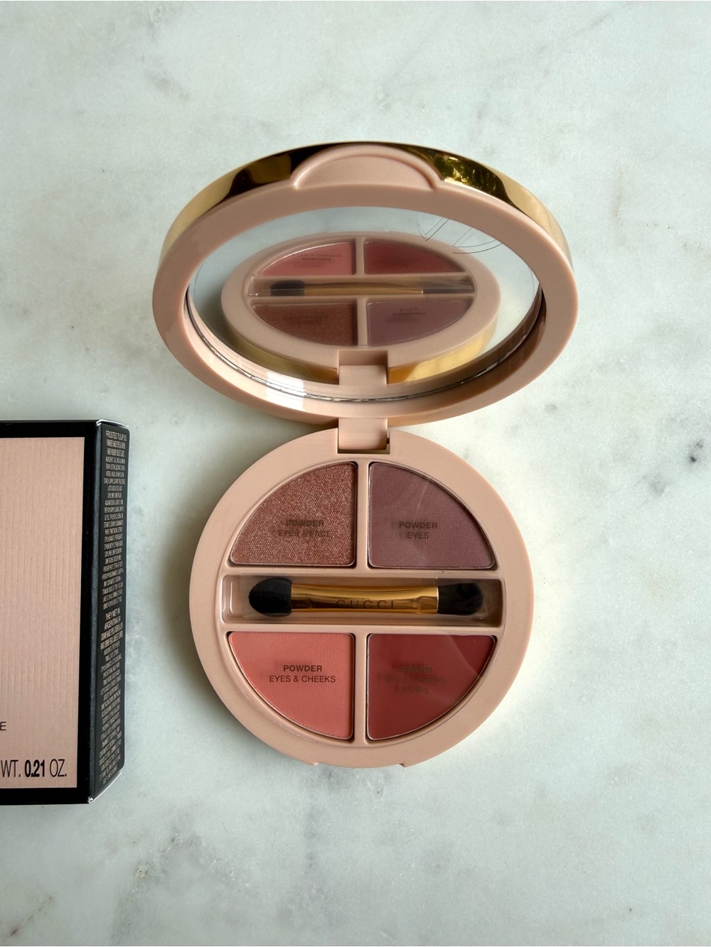 Gucci Palette de Beaute Quatuor in Rosa Nitida 02 - Eyes, Lips & Cheeks